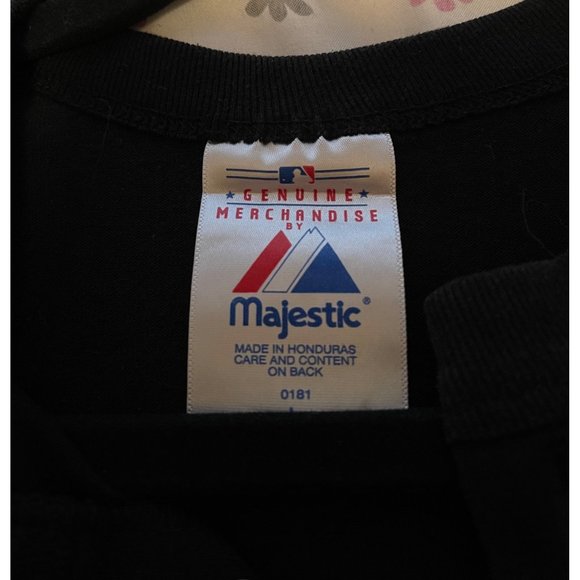 SAN FRANCISCO GIANTS TEE SIZE LARGE BLACK BASEBALL - Picture 3 of 8